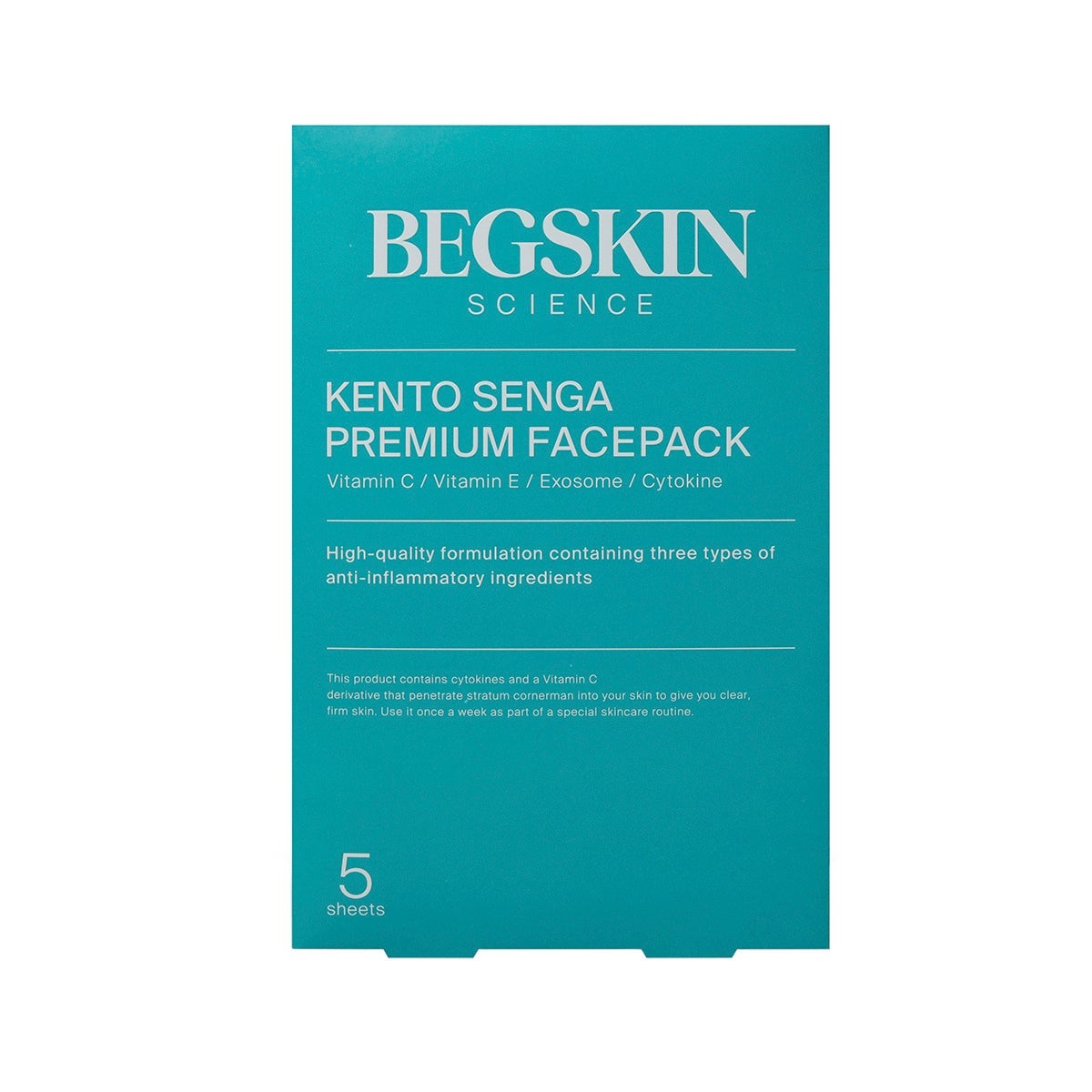 KENTO SENGA PREMIUM FACEPACK BEGSKIN SCIENCE