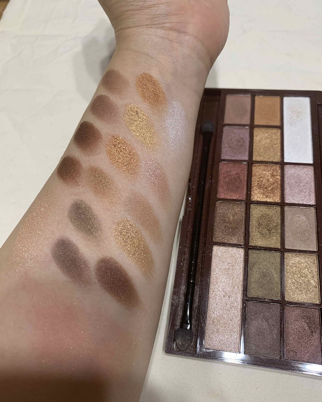 アイラブチョコレート/MAKEUP REVOLUTION/アイシャドウパレットを使ったクチコミ(1枚目)