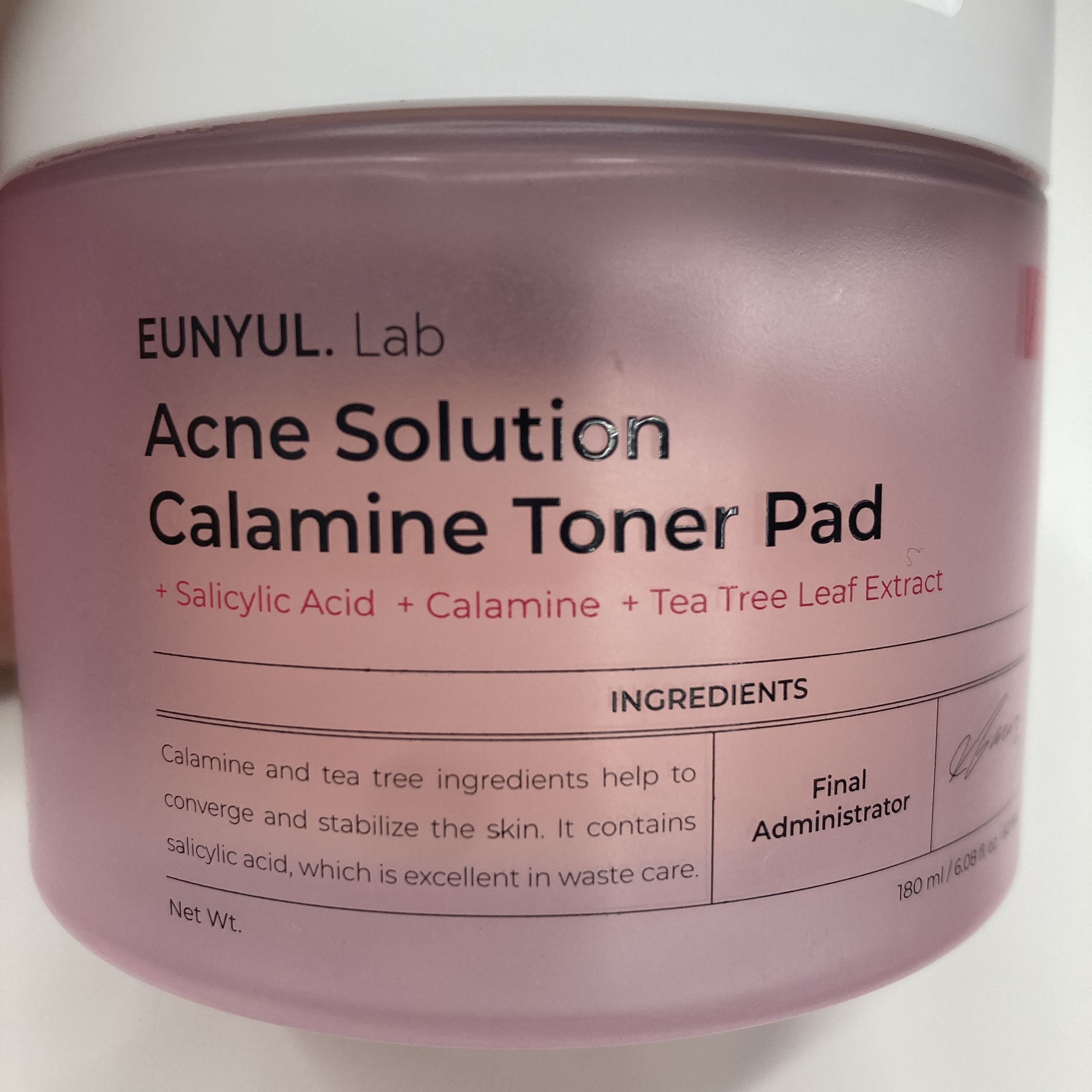 ラボアクネソリューションカラミントナーパッド/EUNYUL/トナーパッドを使ったクチコミ（2枚目）