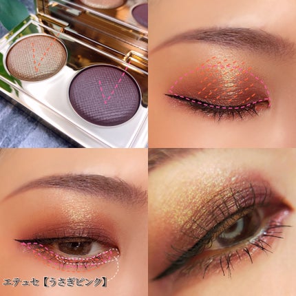 リュクス アイシャドウ デュオ/BOBBI BROWN/アイシャドウパレットを使ったクチコミ(4枚目)