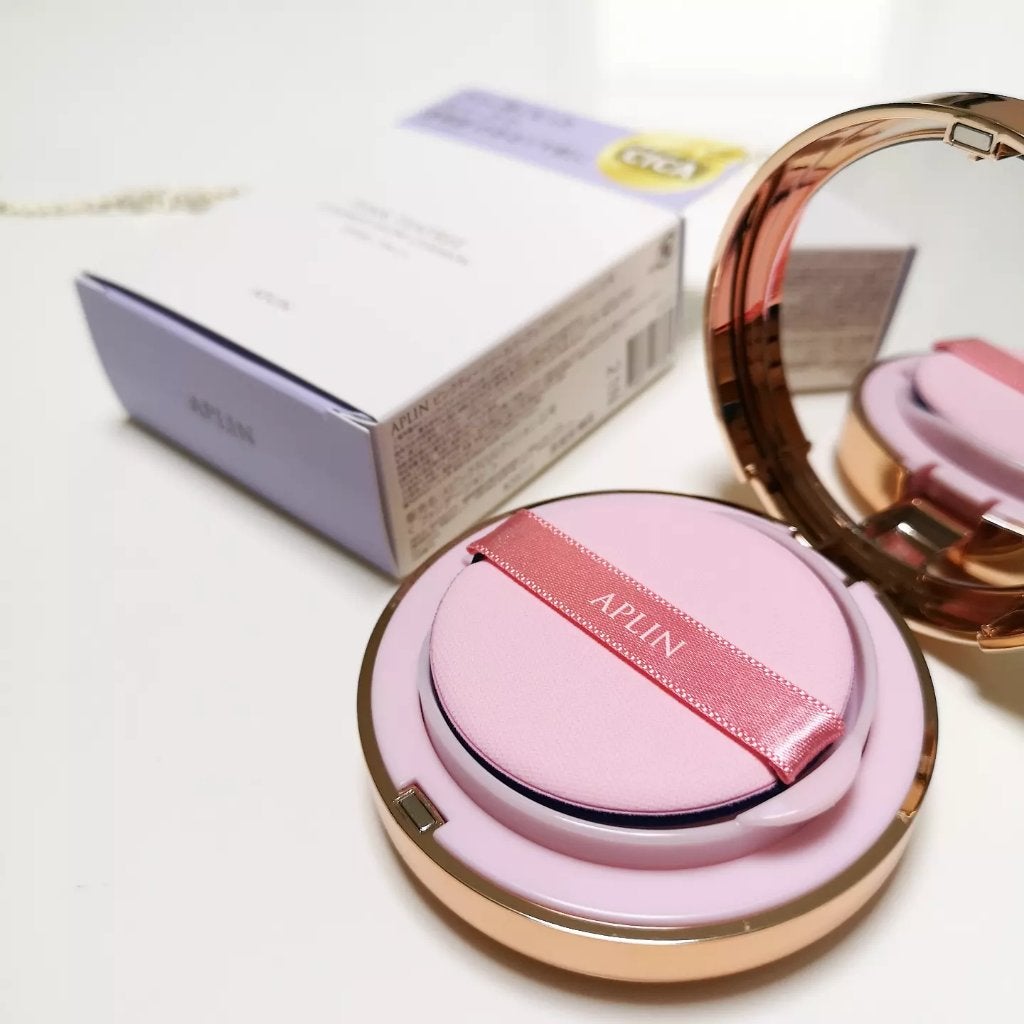 ピンクティーツリーカバーアップグロウクッション/APLIN/クッションファンデーションを使ったクチコミ(3枚目)