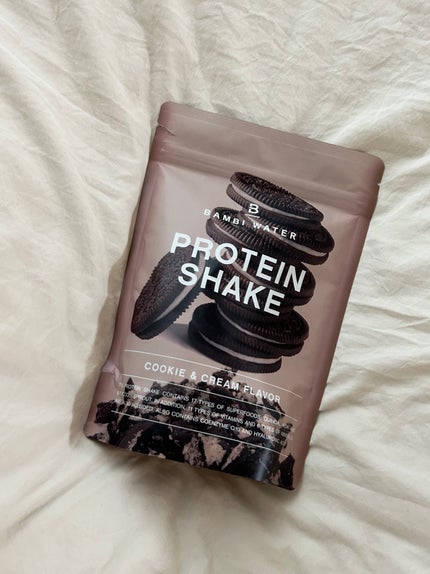 プロテインシェイク クッキー&クリーム/BAMBI WATER/ソイプロテインを使ったクチコミ(1枚目)