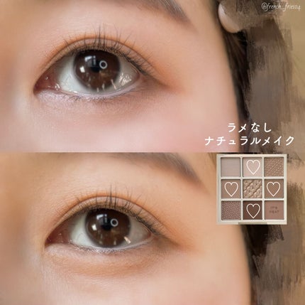 マイフェイブムードアイパレット 9カラー/HOLIKA HOLIKA/アイシャドウパレットを使ったクチコミ(7枚目)