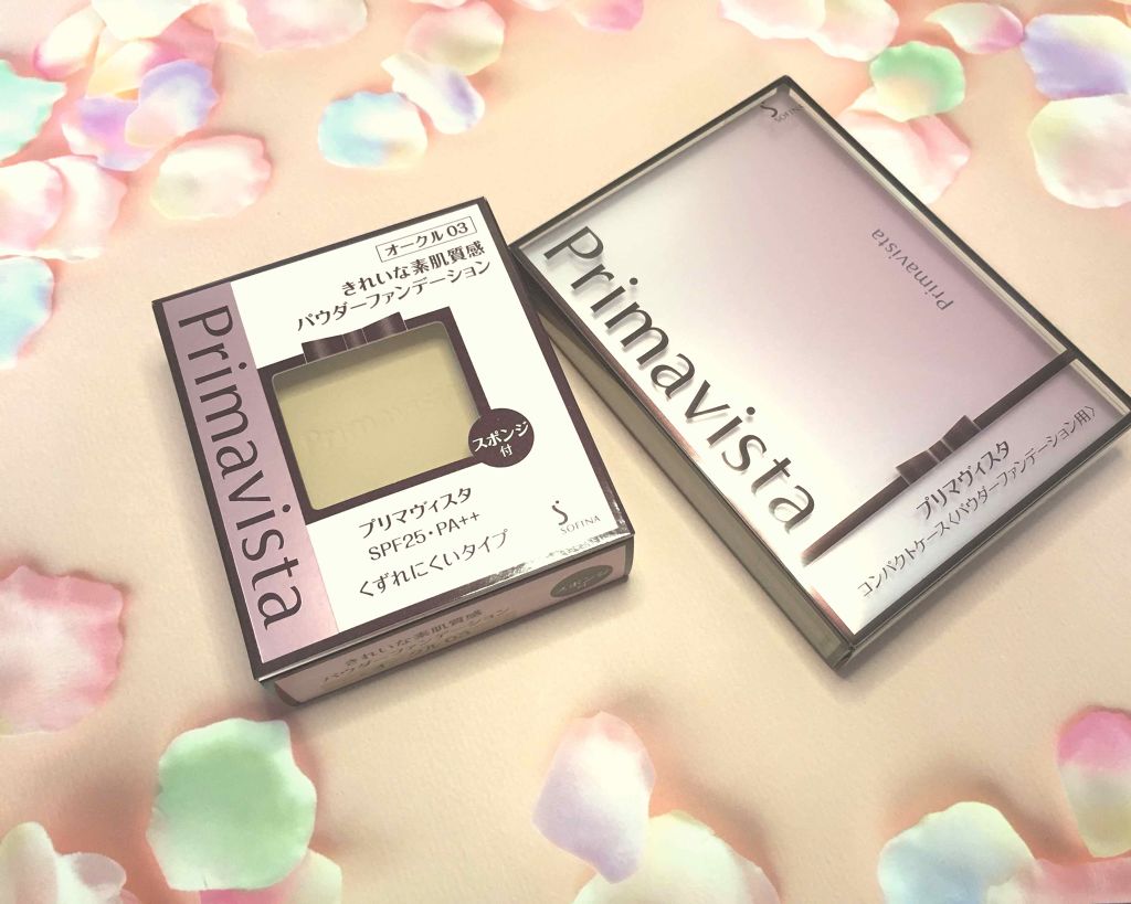 くずれにくい きれいな素肌質感パウダーファンデーション/プリマヴィスタ/パウダーファンデーションを使ったクチコミ(1枚目)
