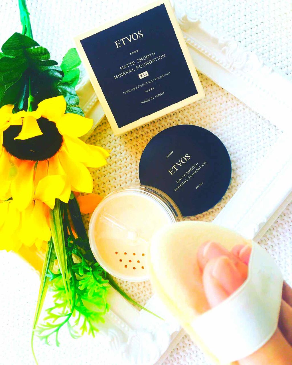 マットスムースミネラルファンデーション/エトヴォス/パウダーファンデーションを使ったクチコミ(2枚目)