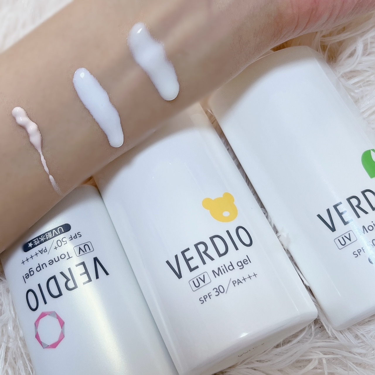 ベルディオ UV モイスチャージェル N/メンターム/日焼け止めジェルを使ったクチコミ（2枚目）