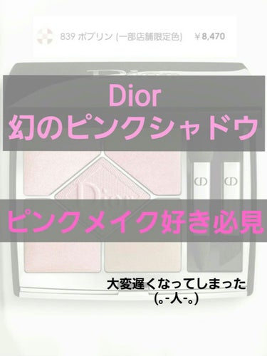 【旧】サンク クルール クチュール/Dior/パウダーアイシャドウを使ったクチコミ（1枚目）