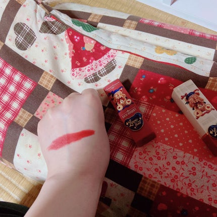 Love Bear マットリップスティック/FlowerKnows/口紅を使ったクチコミ(4枚目)