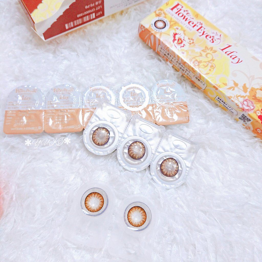 フラワーアイズ ワンデー/株式会社ビューフロンティア/ワンデー(1DAY)カラコンを使ったクチコミ(5枚目)