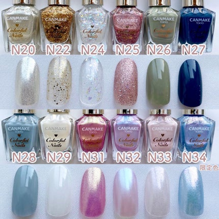 カラフルネイルズ/キャンメイク/マニキュアを使ったクチコミ(3枚目)