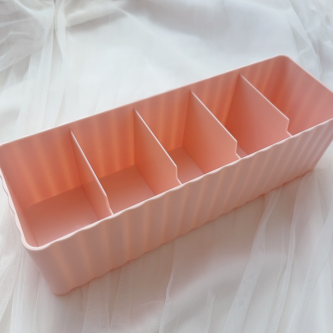 ふんわりウェーブケース（仕切り付）/THREEPPY/その他化粧小物を使ったクチコミ（3枚目）