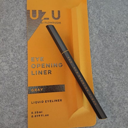 EYE OPENING LINER/UZU BY FLOWFUSHI/リキッドアイライナーを使ったクチコミ(1枚目)