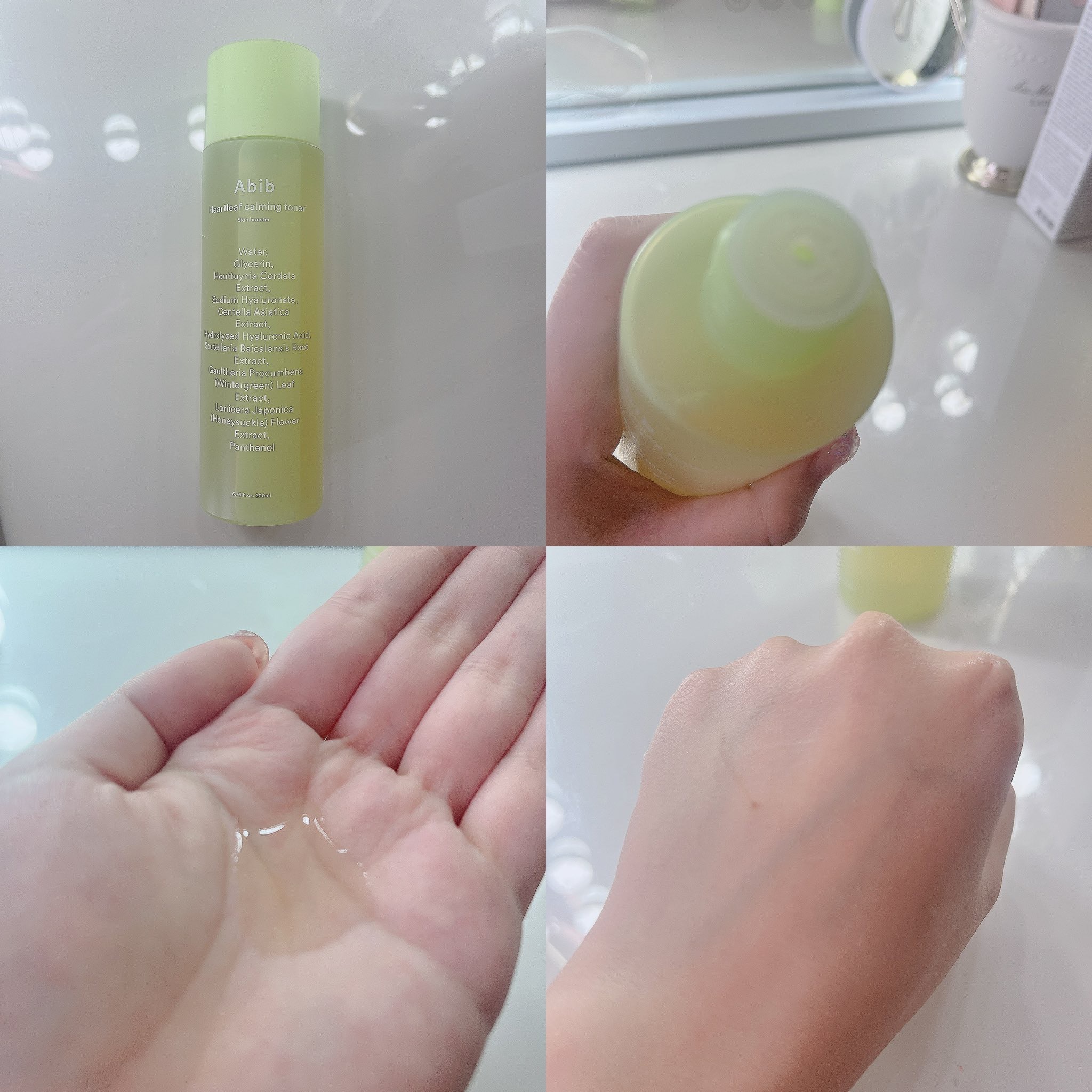 ドクダミカーミングトナー スキンブースター/Abib /ブースター・導入液を使ったクチコミ（3枚目）