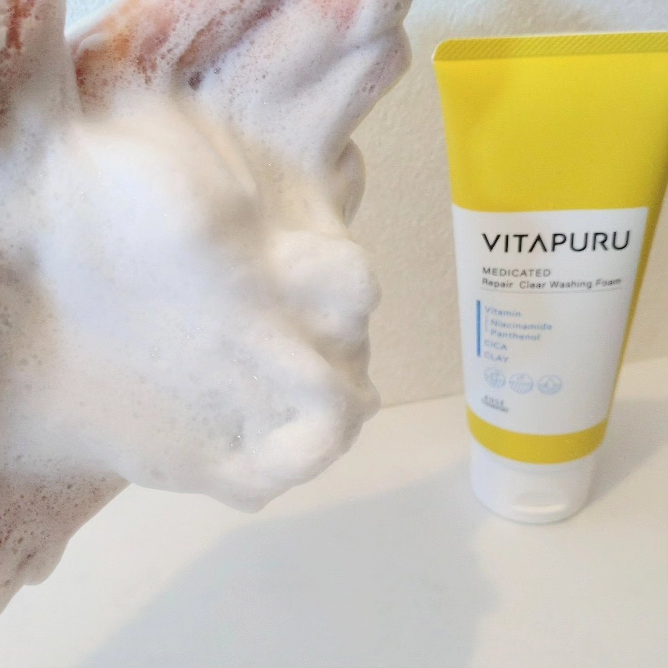 ビタプル リペア クリアウォッシングフォーム/VITAPURU/洗顔フォームを使ったクチコミ(4枚目)