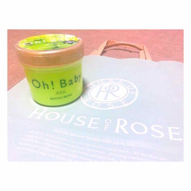 HOUSE OF ROSE Oh! Baby ボディスムーザ
シャルドネの香り　　　200g    ¥1000+税

ずっと気になっていたボディスクラブ❁︎

店員さんがとても丁寧に対応してくださって、