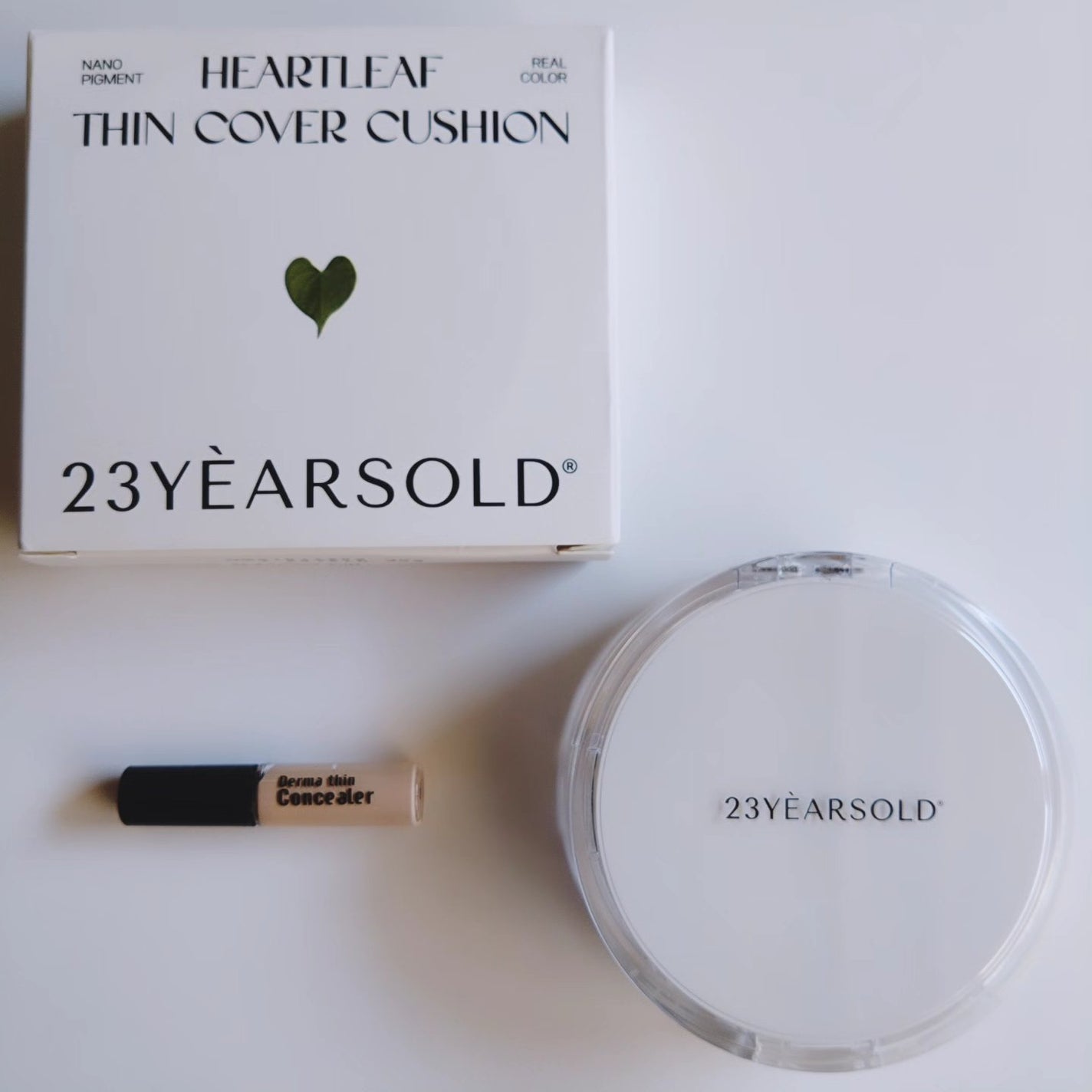 ハートリーフシーンカバークッション/23years old/クッションファンデーションを使ったクチコミ(1枚目)