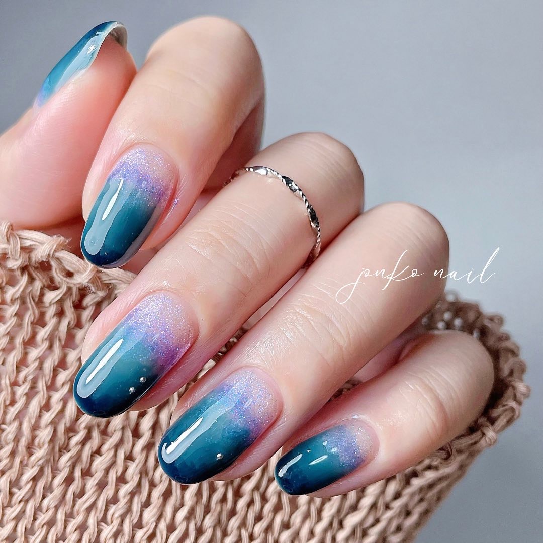 ミニネイル BL14 ミッドナイト スカイ/パラドゥ/マニキュアを使ったクチコミ（2枚目）