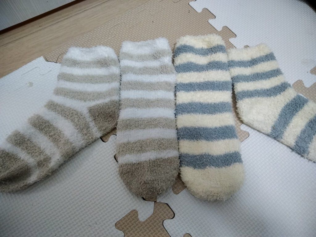 もこもこソックス/DAISO/暖かい靴下を使ったクチコミ（2枚目）