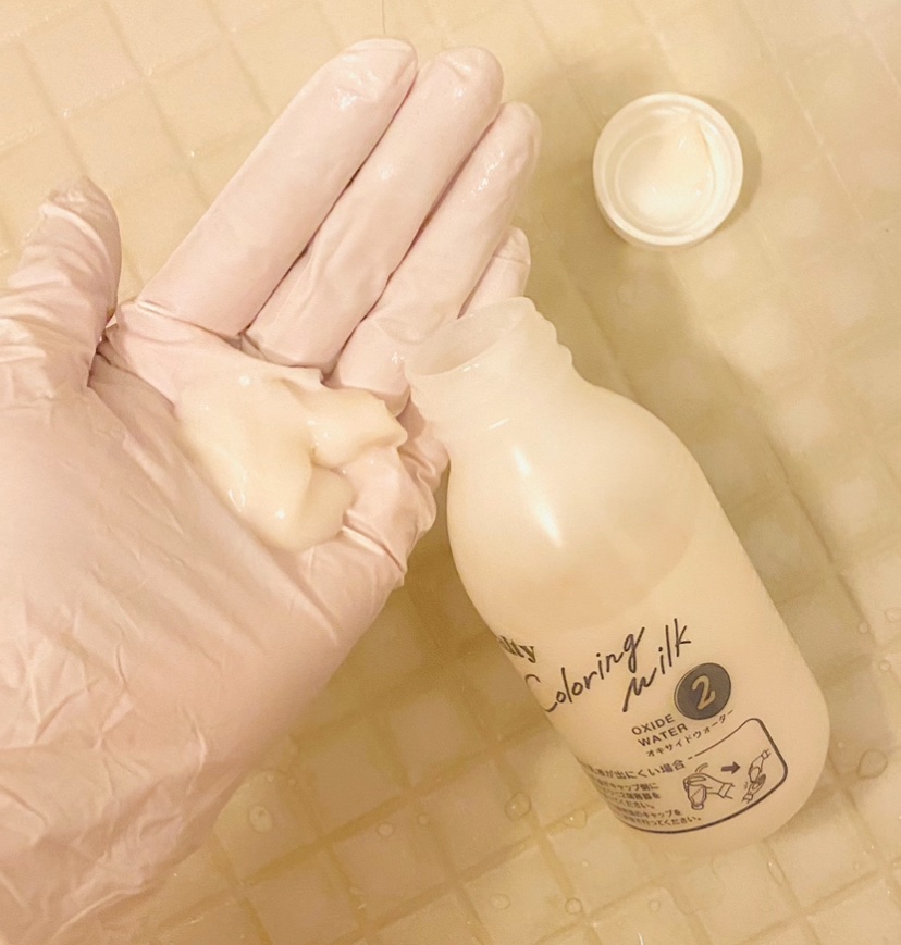 カラーリングミルク/パルティ/ヘアカラーを使ったクチコミ（2枚目）