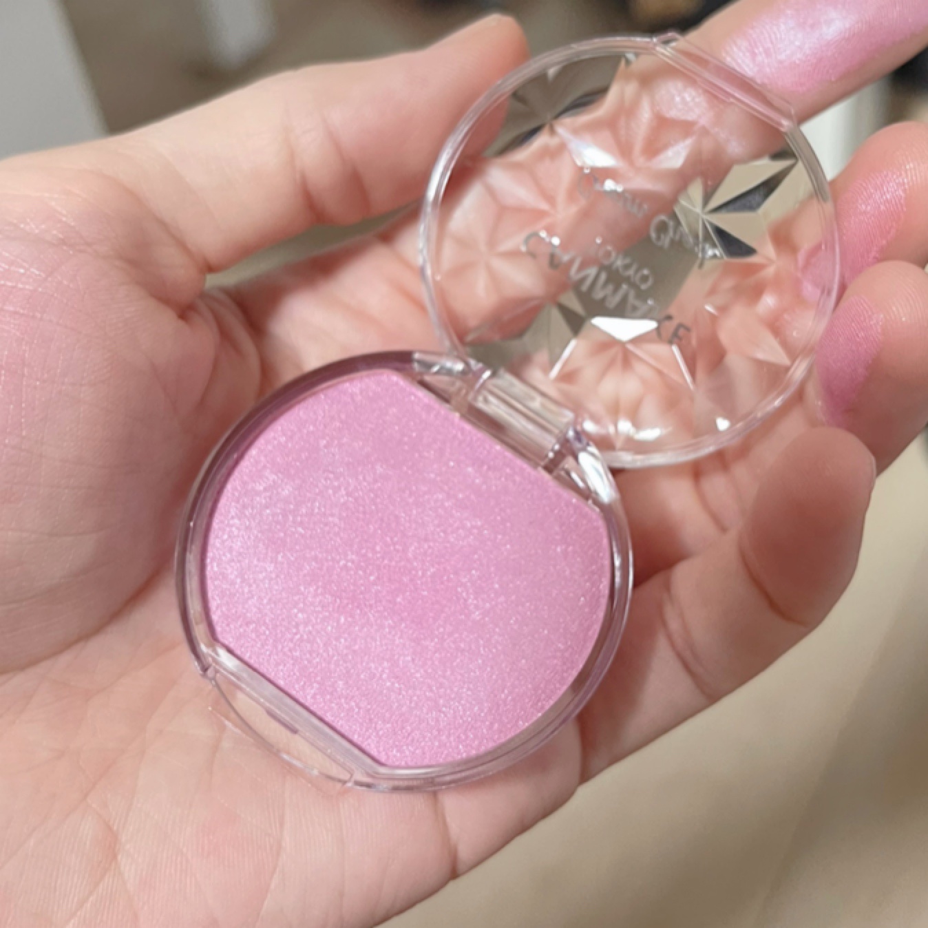 クリームチーク(パールタイプ)/キャンメイク/ジェル・クリームチークを使ったクチコミ（2枚目）