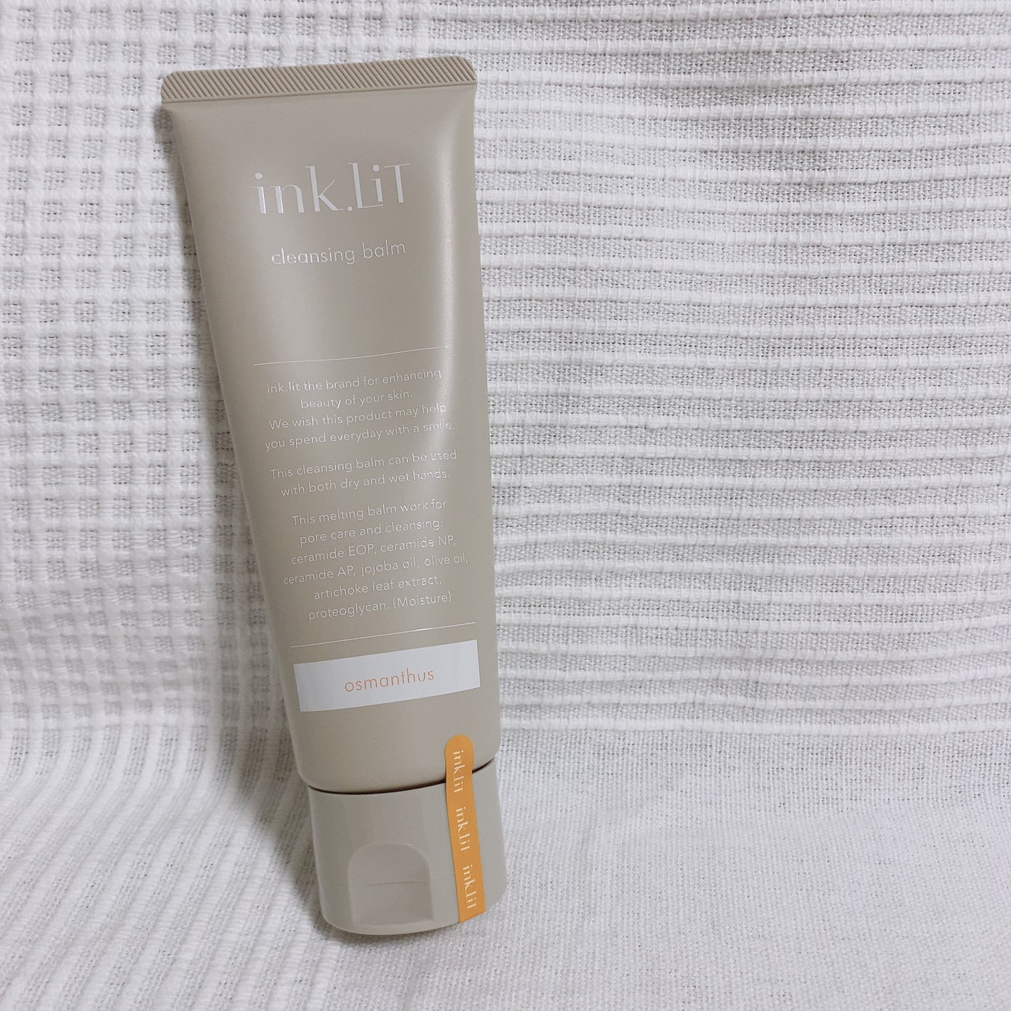 ink.Lit クレンジングバーム オスマンサス/ink./クレンジングバームを使ったクチコミ(1枚目)