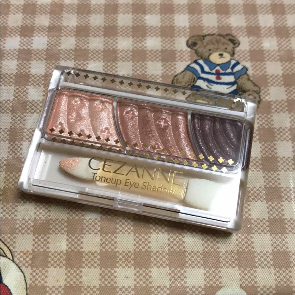 トーンアップアイシャドウ/CEZANNE/アイシャドウパレットを使ったクチコミ（1枚目）