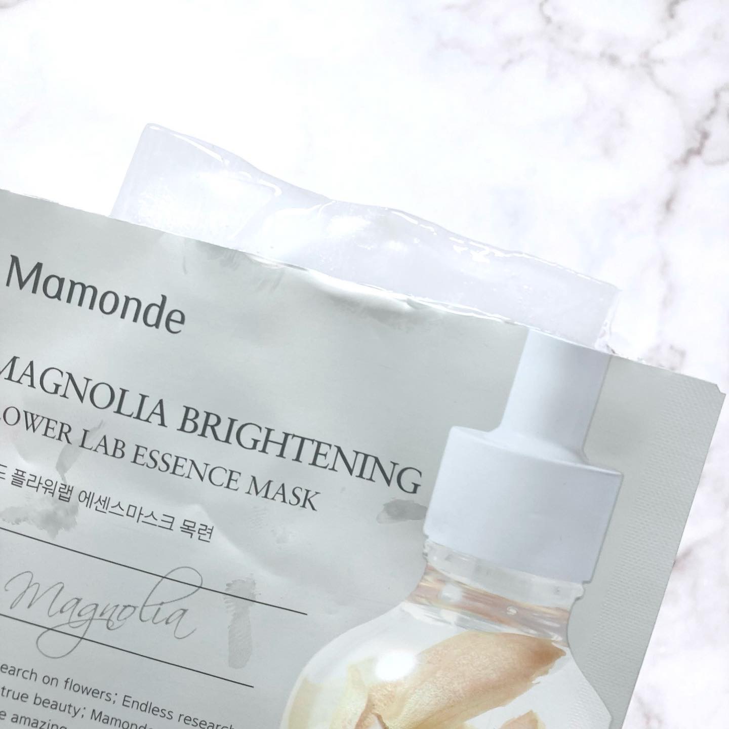 Flower Lab Essence Mask Magnolia/Mamonde/シートマスク・パックを使ったクチコミ（2枚目）