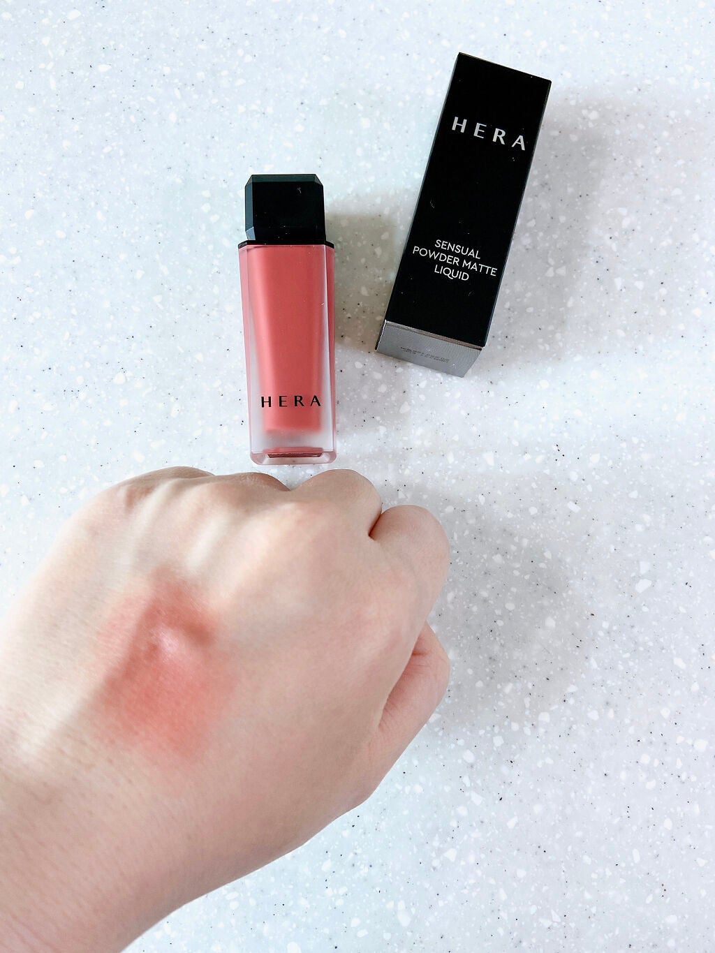 センシュアルパウダーマットリキッド/HERA/口紅を使ったクチコミ(4枚目)