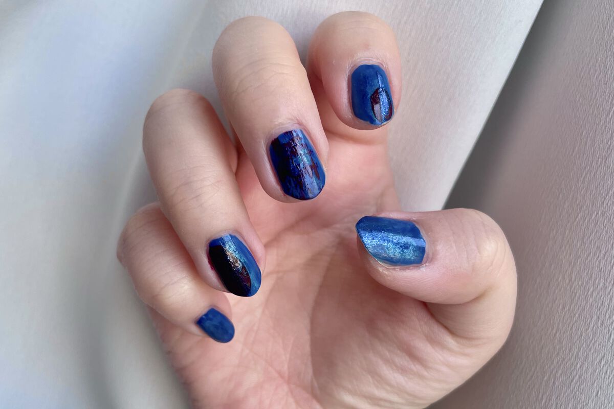 ネイルホリック リミテッドカラー Sparkle ornament BL970/ネイルホリック/マニキュアを使ったクチコミ（2枚目）