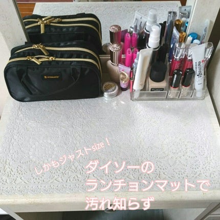 3段式クリアーケース/DAISO/その他化粧小物を使ったクチコミ(4枚目)