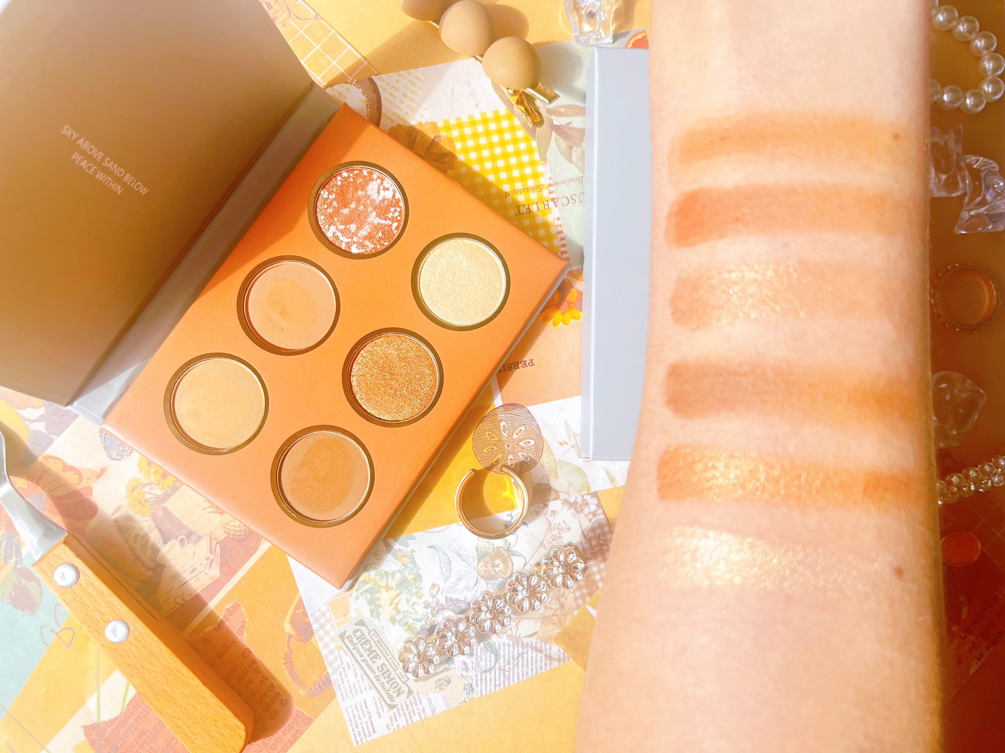 ライプンアイカラーパレット ソフトサンド/FRESHO2/アイシャドウパレットを使ったクチコミ（3枚目）