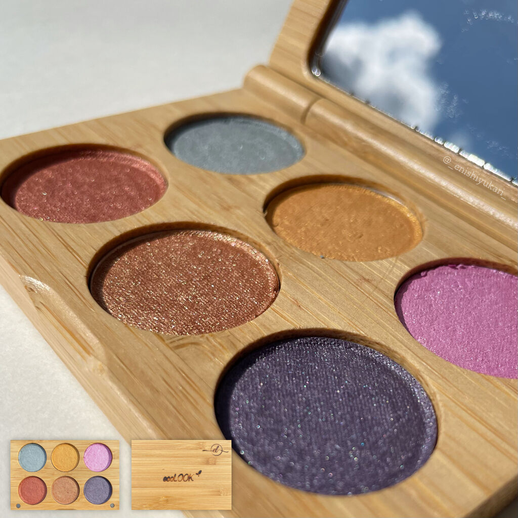 ハンドメイド エコフレンドリー アイシャドウパレット/ecoLOOKUK /アイシャドウパレットを使ったクチコミ（2枚目）