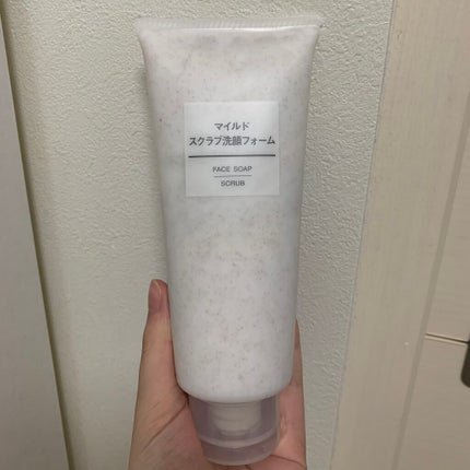 マイルドスクラブ洗顔フォーム/無印良品/スクラブ・ゴマージュを使ったクチコミ(1枚目)