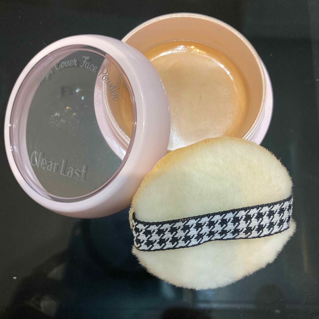 フェイスパウダー ハイカバー マットオークル /クリアラスト/プレストパウダーを使ったクチコミ(2枚目)