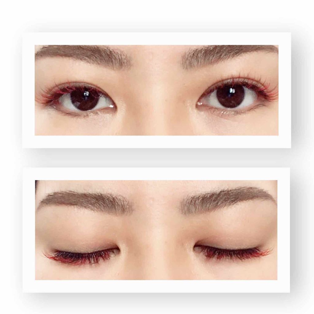 Ⓜ︎ℹ︎ku on LIPS 「カラーマツエクのレシピ🧚🏼♀️💫両目で160本(片目80本)..」(1枚目)