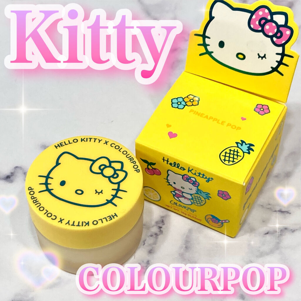 ColourPop パイナップルポップのクチコミ「\キティちゃん×ColourPop/


キティちゃん好き必見🍍


┈┈┈┈┈┈┈┈┈┈┈┈.....」（1枚目）