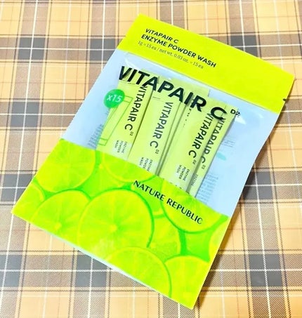 ビタペアC酵素洗顔パウダー/ネイチャーリパブリック/洗顔パウダーを使ったクチコミ(1枚目)