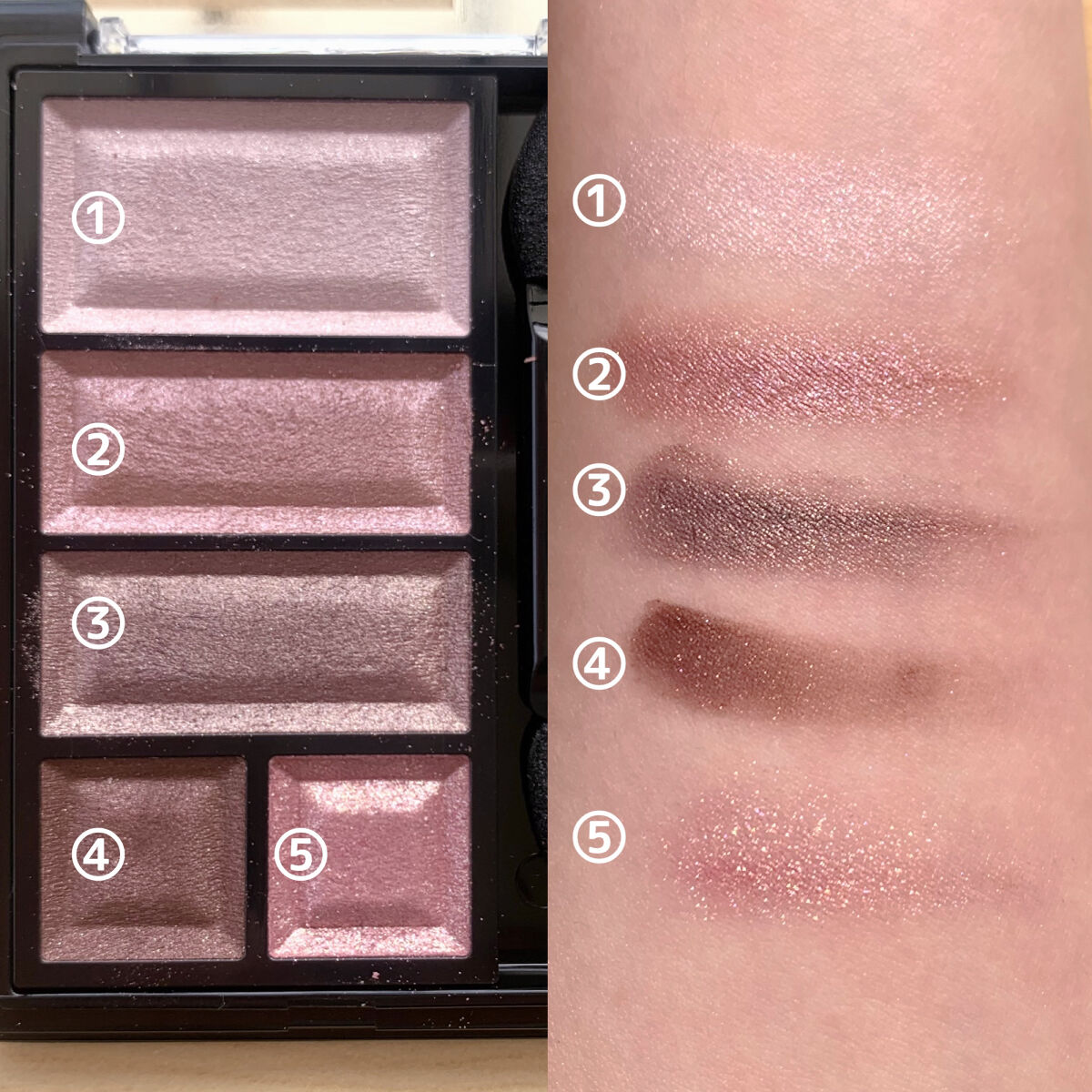 ショコラスウィート アイズ/リンメル ロンドン/アイシャドウパレットを使ったクチコミ（3枚目）