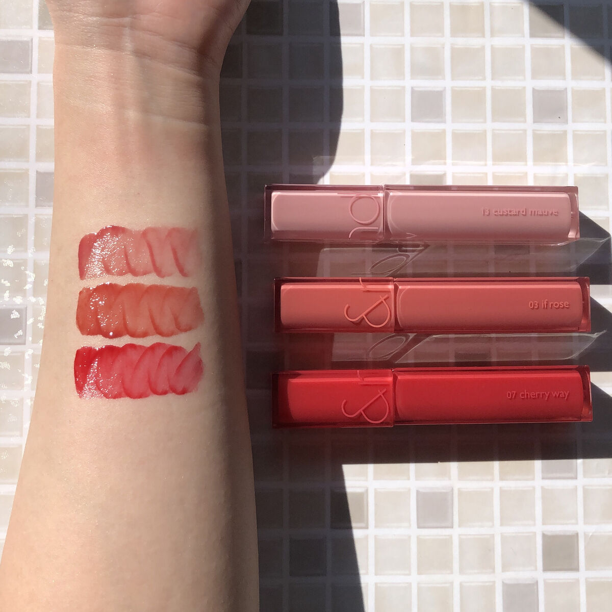 デュイフルウォーターティント/rom&nd/リップティントを使ったクチコミ（3枚目）