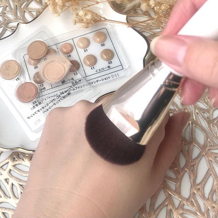 マーシュフィールド スリーウェイファンデブラシ/マーシュ・フィールド/メイクアップを使ったクチコミ(7枚目)