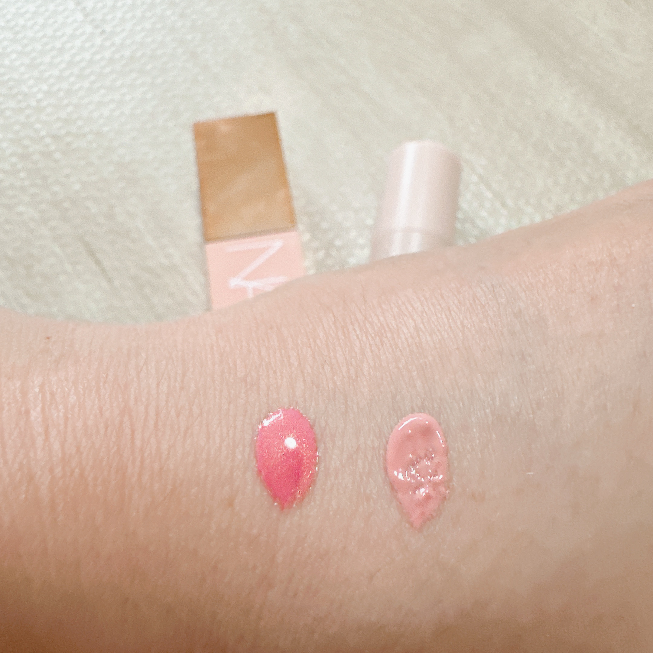  アフターグロー　リキッドブラッシュ/NARS/リキッドチークを使ったクチコミ（2枚目）