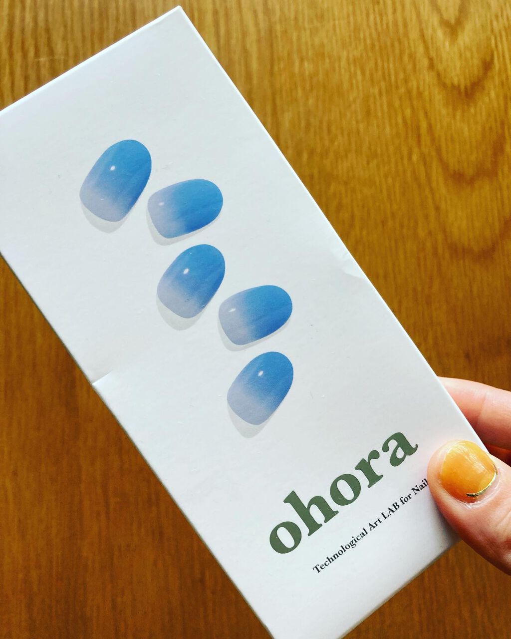 セミキュアジェルネイル（ハンド）/ohora/ネイルシールを使ったクチコミ（1枚目）