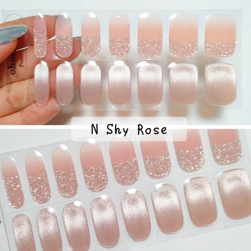 セミキュアジェルネイル(ハンド)/ohora/ネイルシールを使ったクチコミ(1枚目)