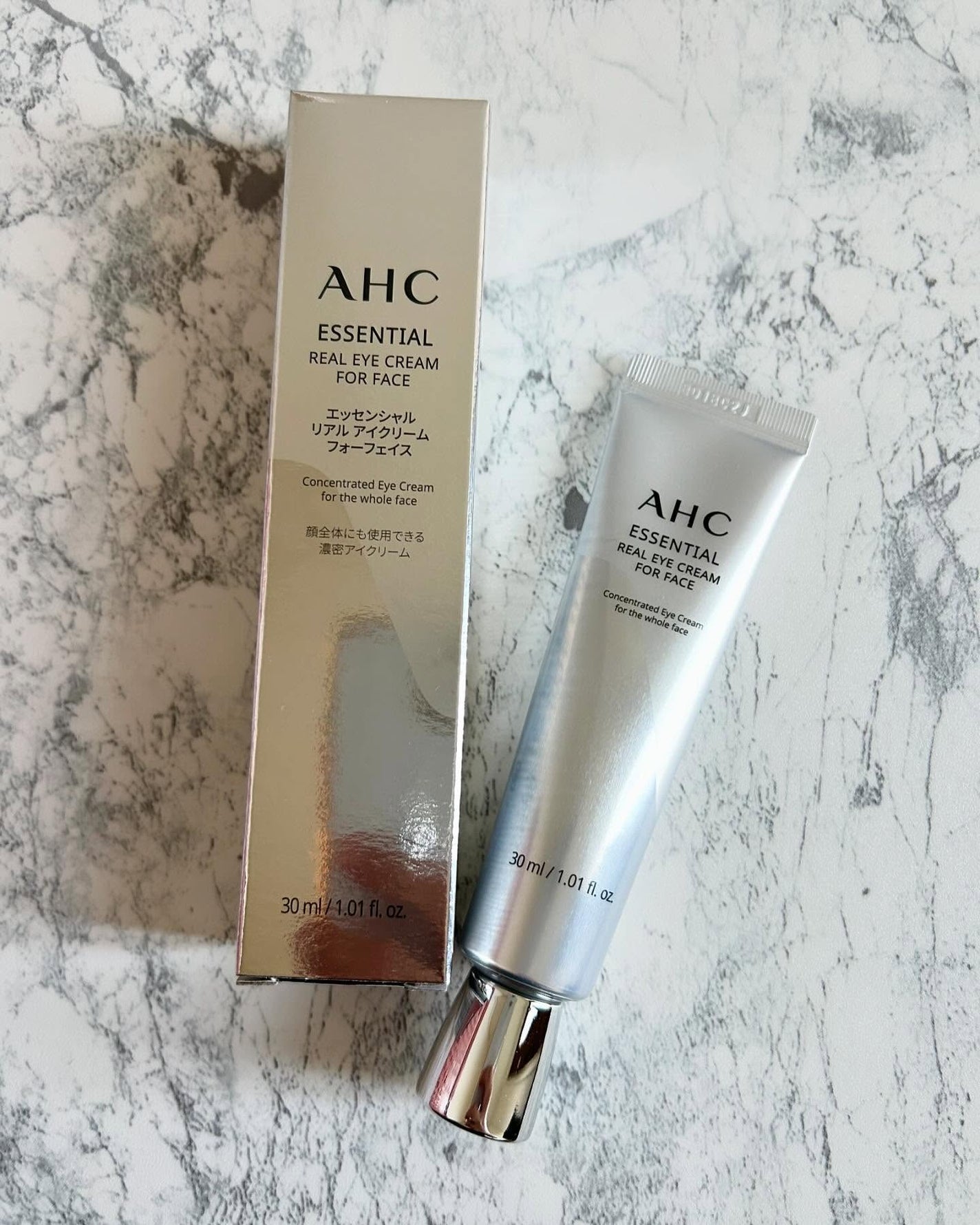エッセンシャル リアル アイクリーム フォーフェイス/AHC/アイケア・アイクリームを使ったクチコミ(1枚目)