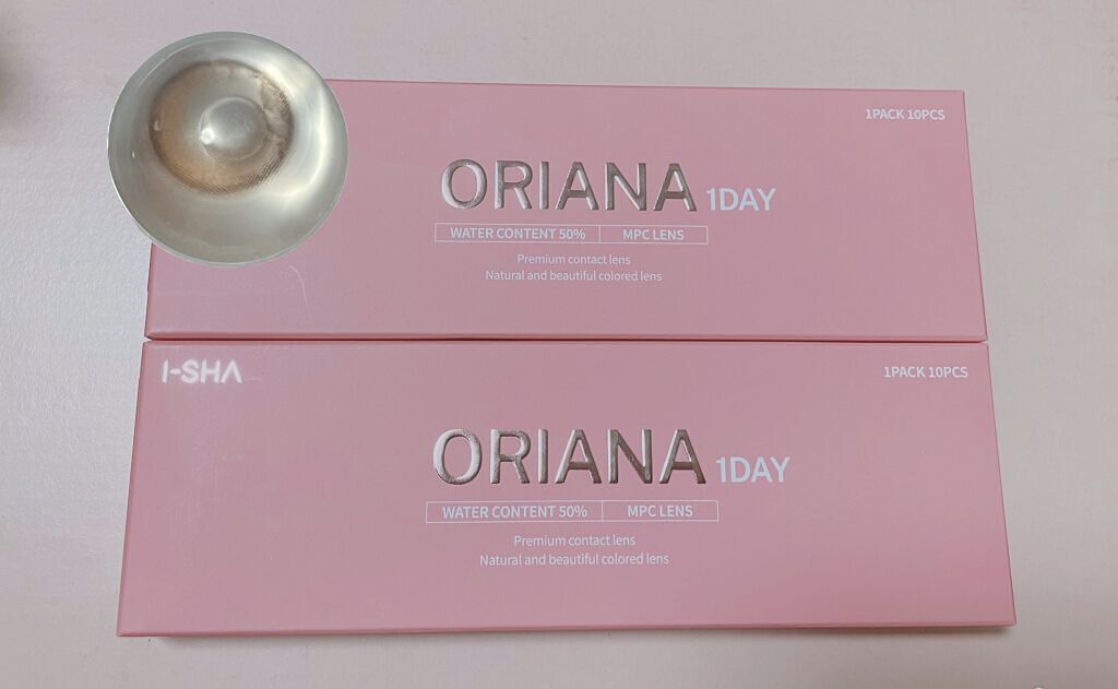 i-sha Oriana/蜜のレンズ/カラーコンタクトレンズを使ったクチコミ（1枚目）