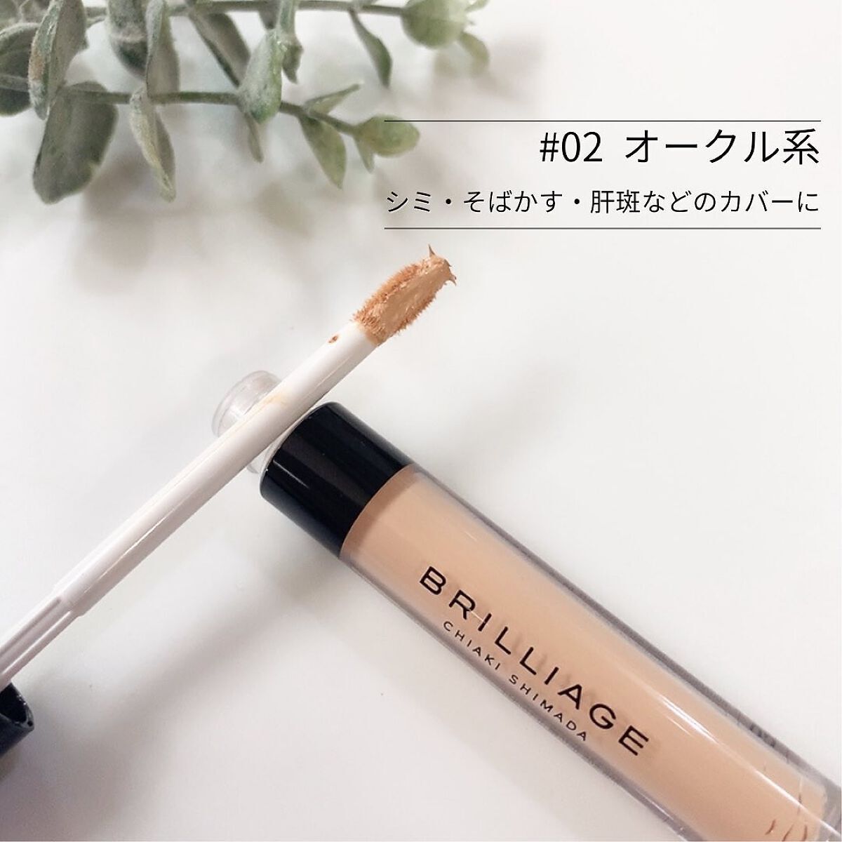 デザイニング コンシーラー/ブリリアージュ/リキッドコンシーラーを使ったクチコミ(2枚目)