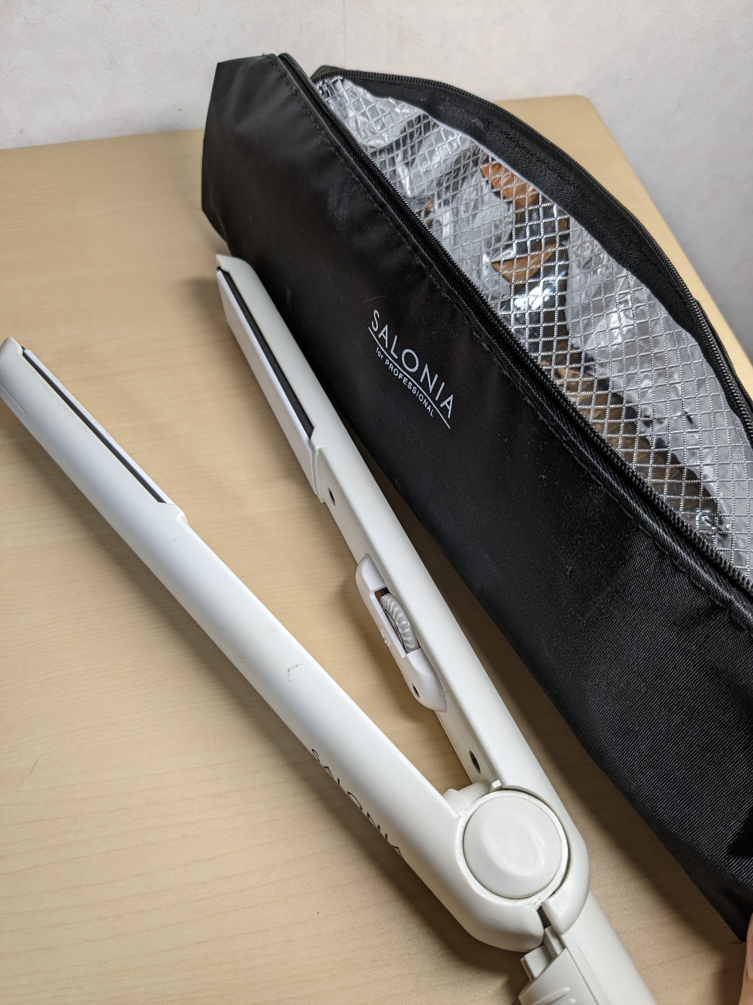 ストレートヘアアイロン ホワイト/SALONIA/ストレートアイロンを使ったクチコミ（2枚目）