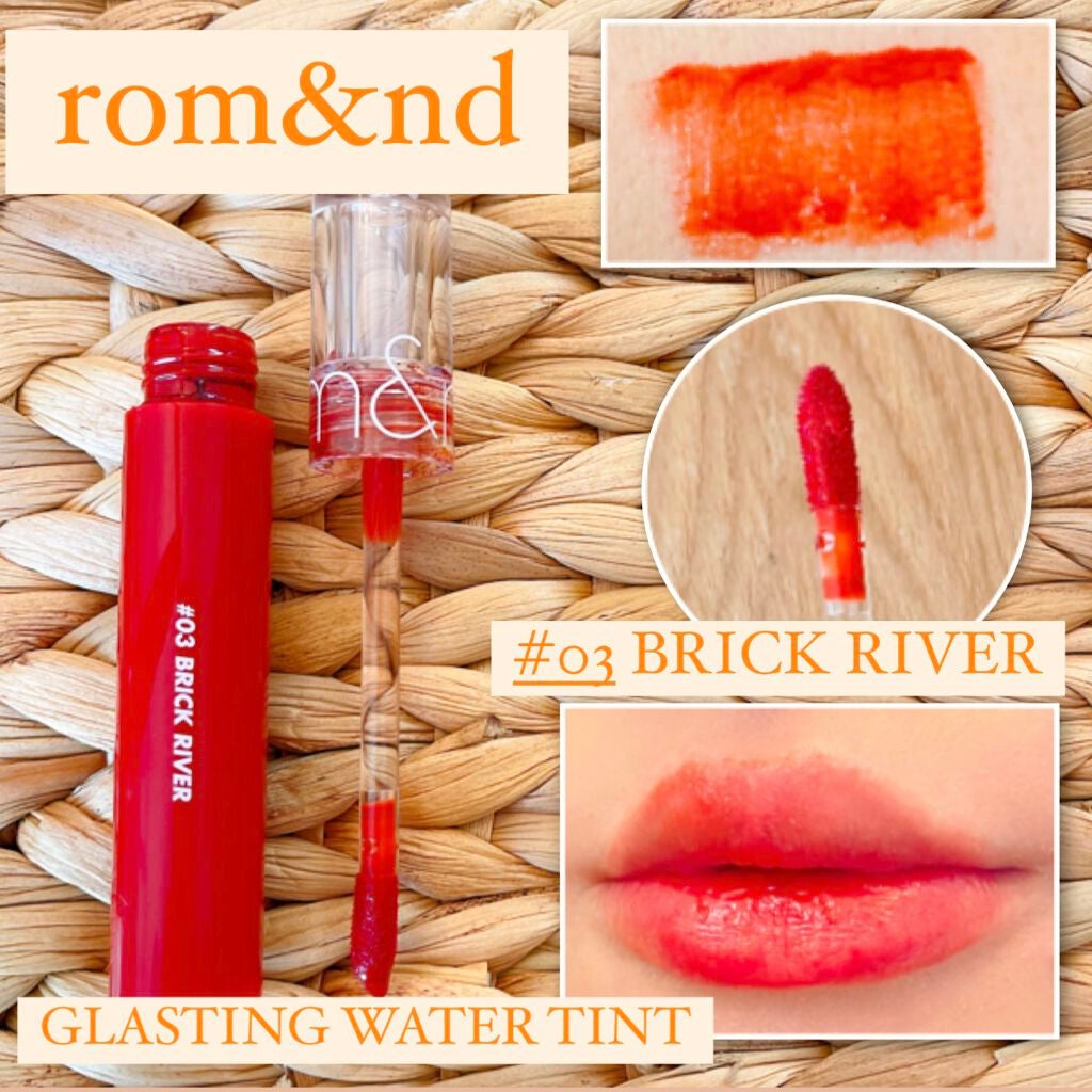 グラスティングウォーターティント/rom&nd/リップティントを使ったクチコミ(1枚目)