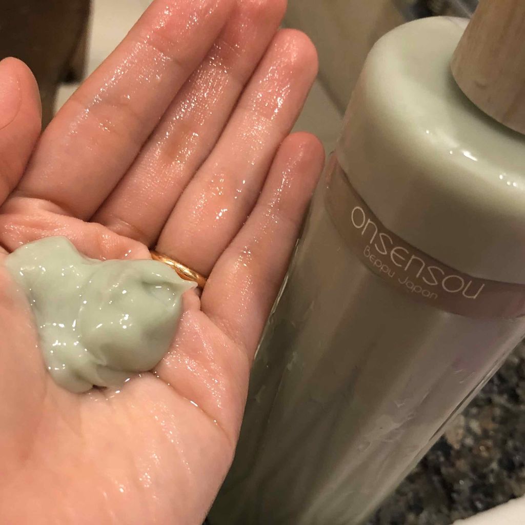 温泉藻配合頭皮ケアシャンプー／トリートメント/ONSENSOU/市販シャンプーを使ったクチコミ（3枚目）