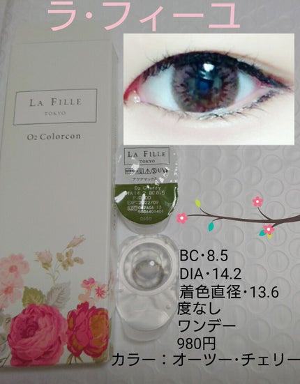 LA FILLE (ラ・フィーユ)/LA FILLE/カラーコンタクトレンズを使ったクチコミ(1枚目)